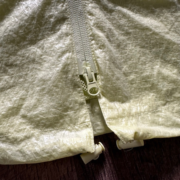 Women's FUTURE COLLECTIVE Yellow Hooded Rain Jacket XXL - Picture 10 of 13